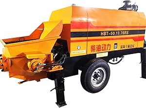 High-Capacity Concrete Mixer and Pump